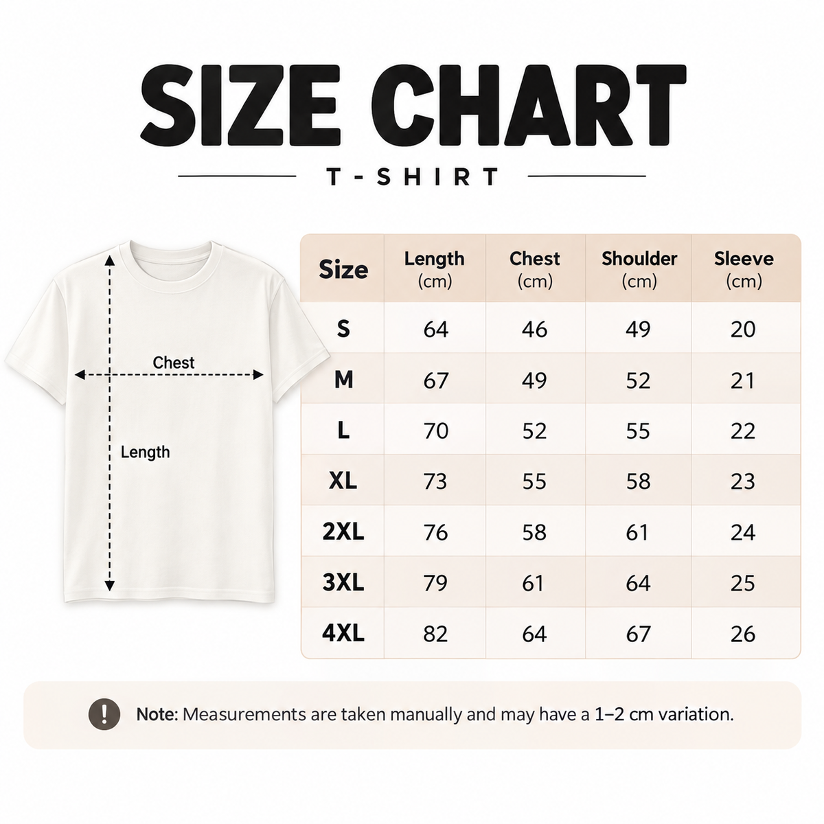 "I'd Rather Be With My Dog Now" Oversized T-Shirt size chart