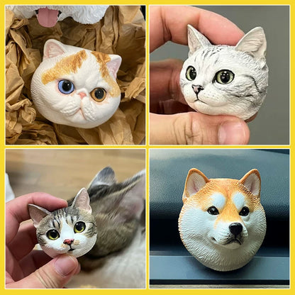 Custom Pet Portrait Fridge Magnet - Hand Engraved