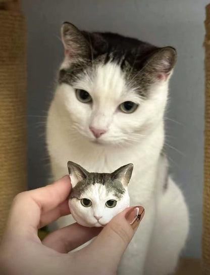 Custom Pet Portrait Fridge Magnet - Hand Engraved