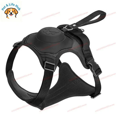 All-in-One Retractable Dog Leash & Anti-Escape Harness – No-Pull Vest-Style Harness for Medium to Large Dogs, Ideal for Walking