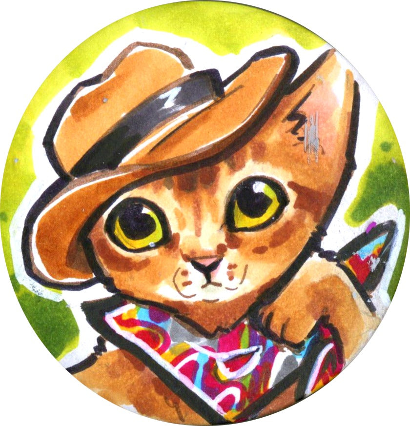 Custom Pet Magnet – Personalized Caricature Fridge Magnet (10cm)
