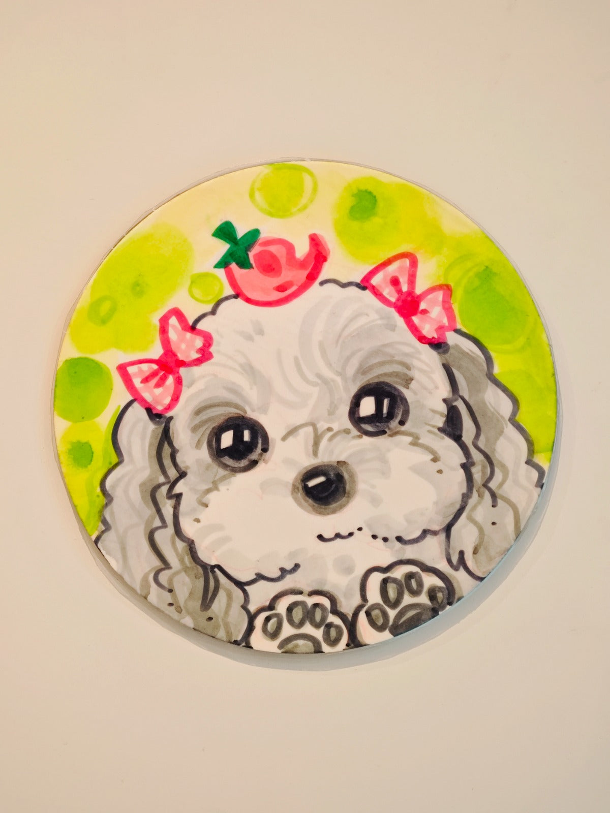 Custom Pet Magnet – Personalized Caricature Fridge Magnet (10cm)