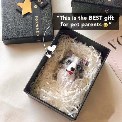 Custom Pet Portrait Fridge Magnet - Hand Engraved