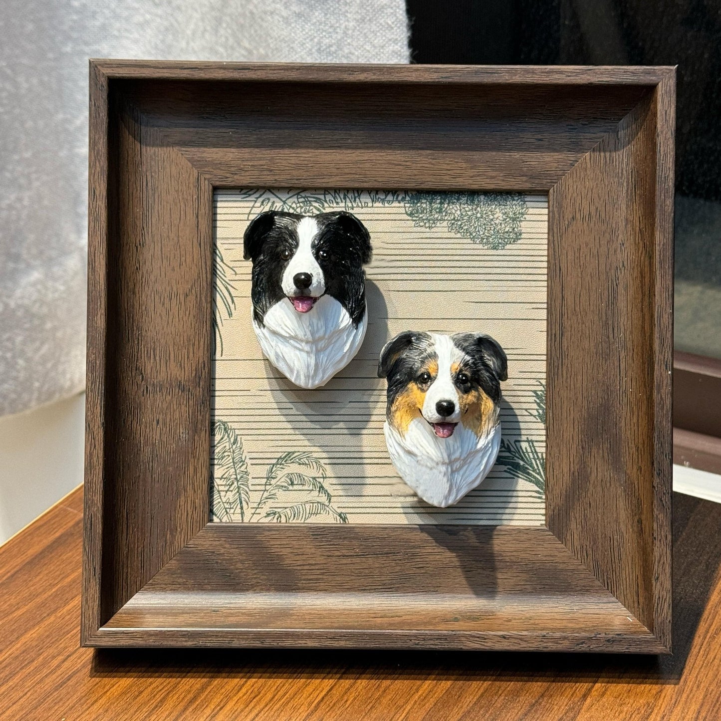 Custom Pet Portrait Fridge Magnet - Hand Engraved